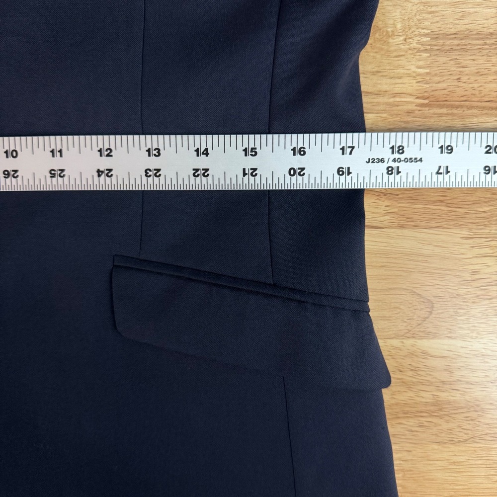 Charles Tyrwhitt Mens 38 Reg Navy Blue Extra Slim Fit Wool Blazer Sport Coat - Picture 9 of 11